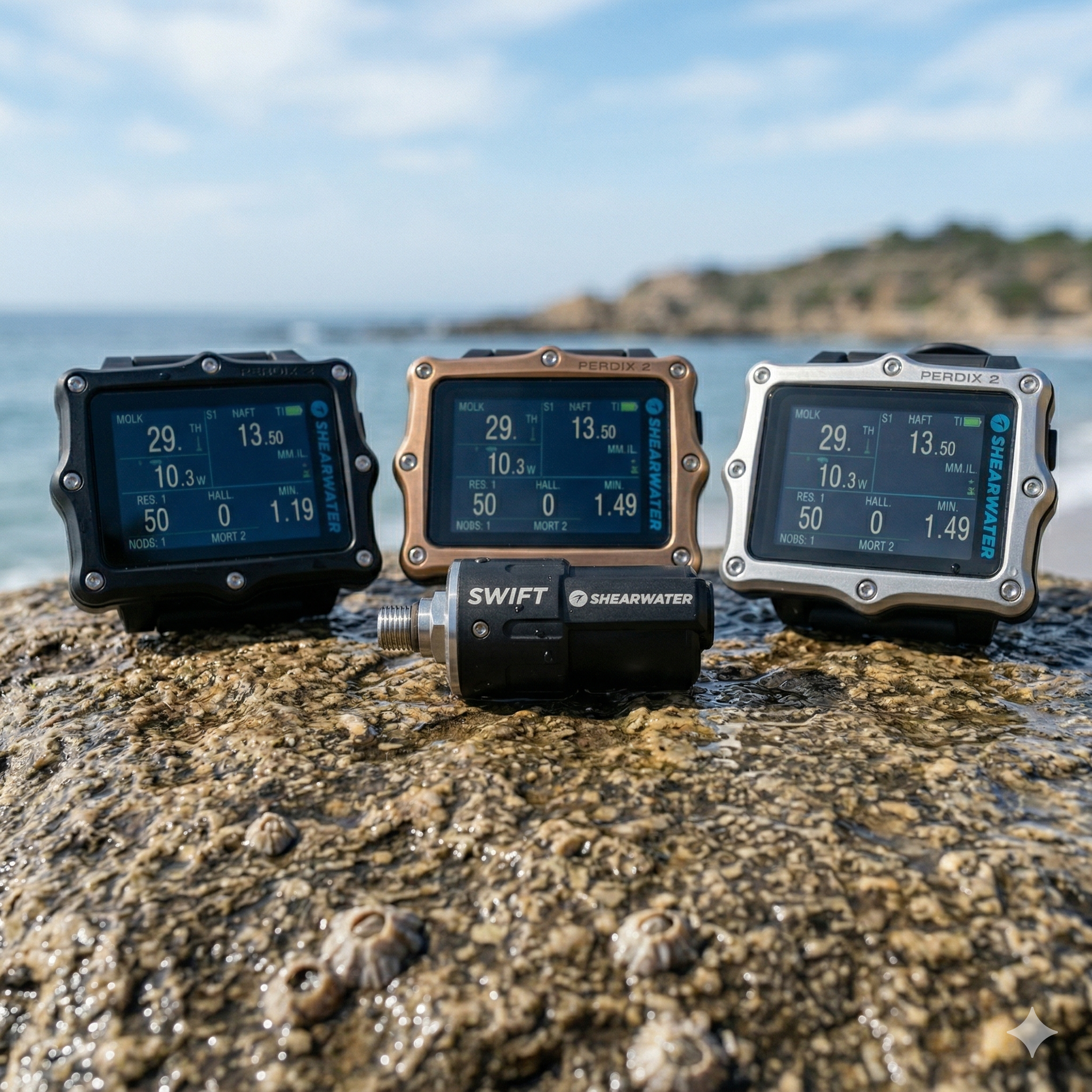 PERDIX2 Ti with SWIFT (GPS Version) Bronze, Black or Silver